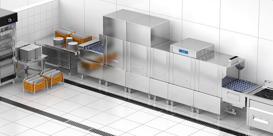 学校食堂用的大型洗碗机是什么 功率一般多大