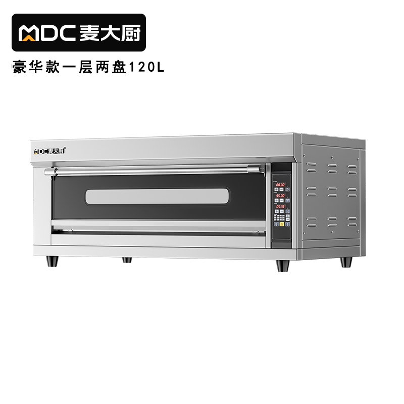 麦大厨豪华款一层两盘电脑控温上下独立烤箱6.6KW