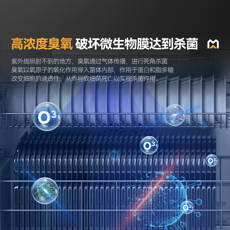 麦大厨1.8m双门层架式臭氧紫外线热风循环消毒工作台